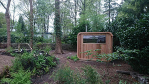 Clear Western Red Cedar Luna Sauna - Maxwell Garden Centre