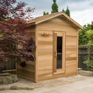 Outdoor Red Cedar Cabin Sauna