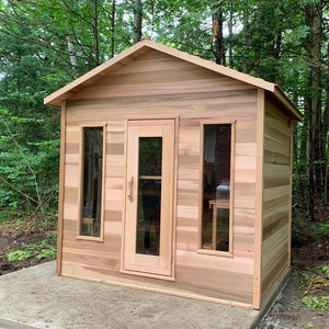 Outdoor Red Cedar Cabin Sauna