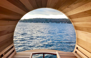 Panoramic View Barrel Saunas - Maxwell Garden Centre