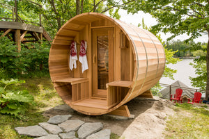 Panoramic View Barrel Saunas - Maxwell Garden Centre