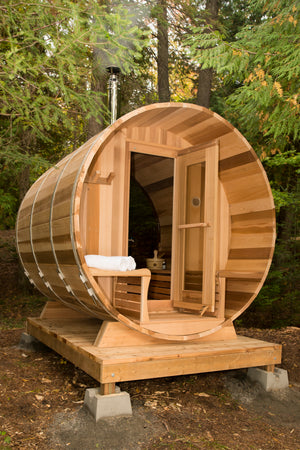 Panoramic View Barrel Saunas - Maxwell Garden Centre