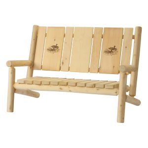 #F270 Branded Back Log Bench