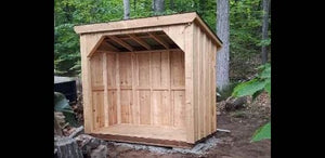 #FWS4X8 4x8' Fire Wood Storage Shed - Maxwell Garden Centre