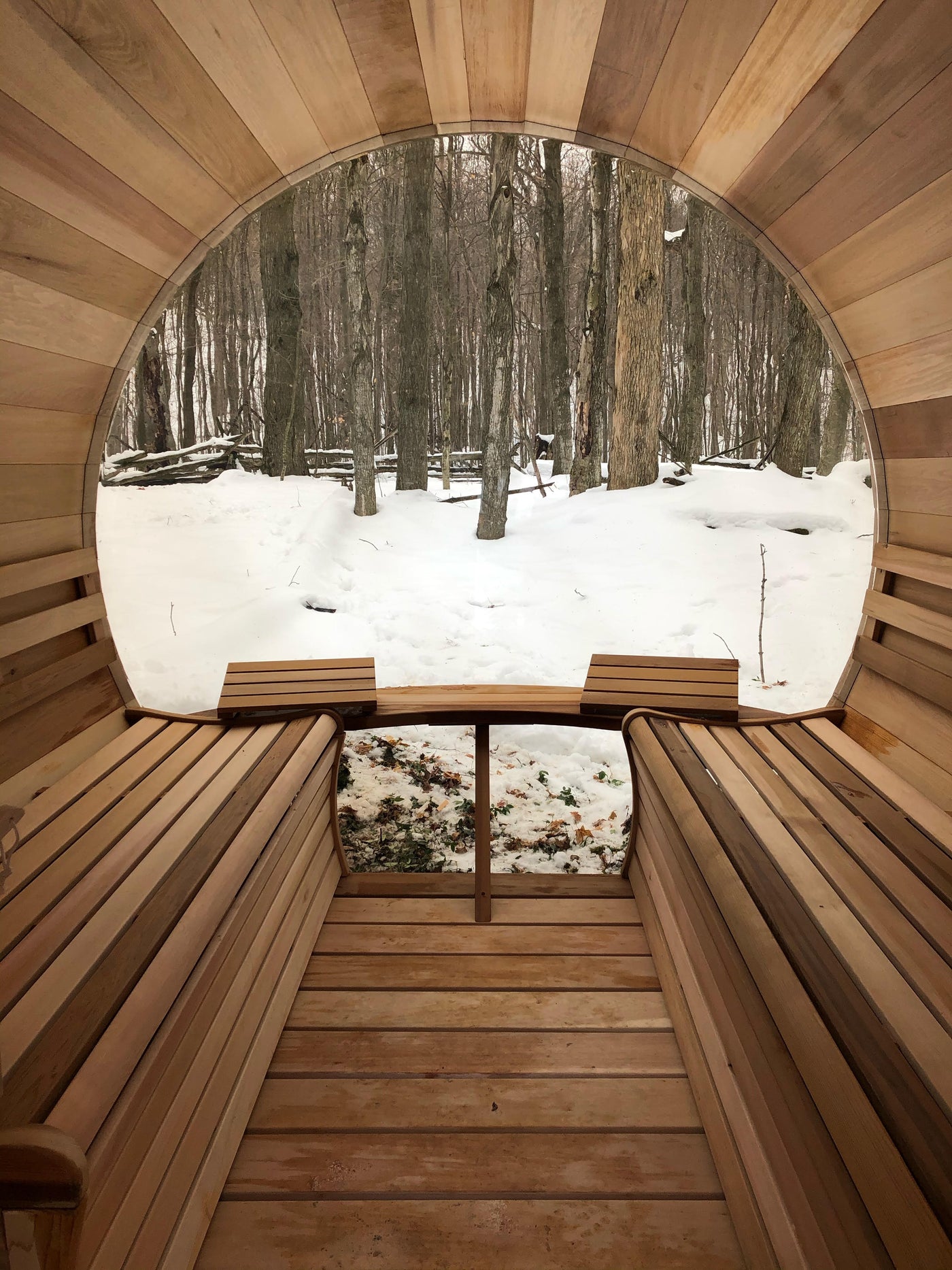 Panoramic View Barrel Saunas – Maxwell Garden Centre
