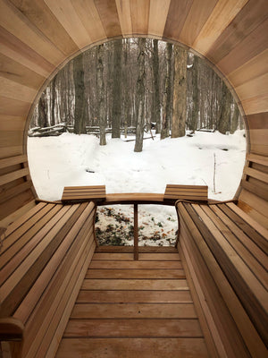 Panoramic View Barrel Saunas - Maxwell Garden Centre