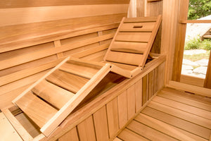 Cedar Barrel Sauna - Knotty Western Red - Maxwell Garden Centre