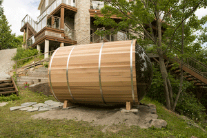 Panoramic View Barrel Saunas - Maxwell Garden Centre
