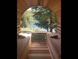 Panoramic View Barrel Saunas - Maxwell Garden Centre