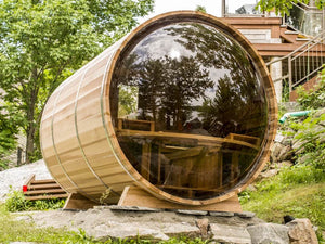 Panoramic View Barrel Saunas - Maxwell Garden Centre