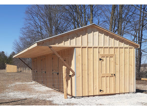 #HB480 18X36'  Portable Row Barn W/6ft Overhang - Maxwell Garden Centre