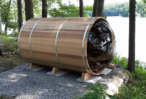 Panoramic View Barrel Saunas