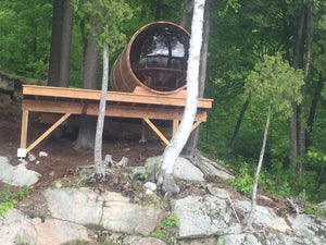 Panoramic View Barrel Saunas - Maxwell Garden Centre
